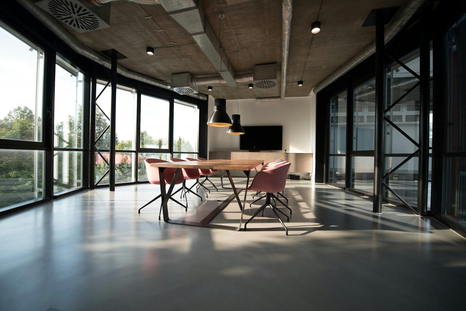 Private study lounge for academy participants